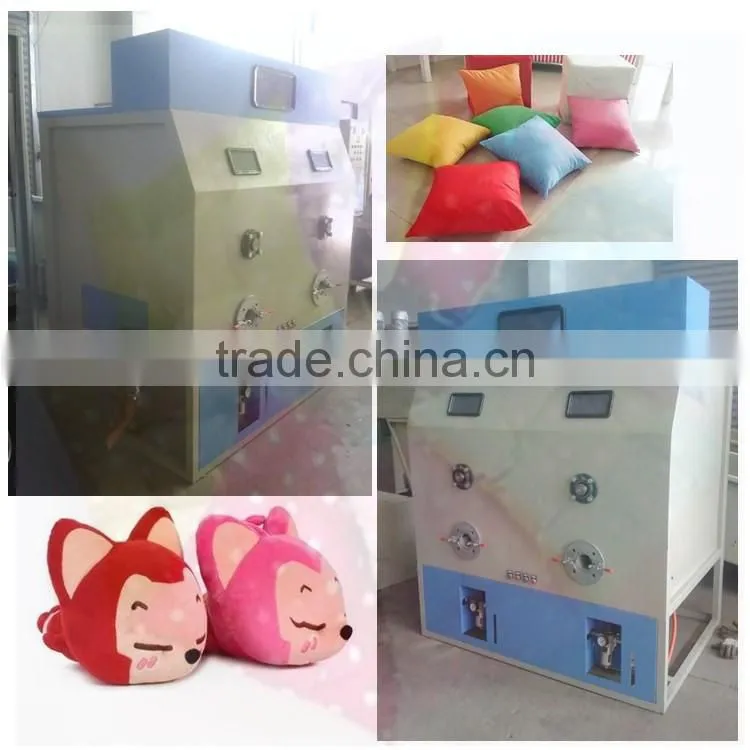 Neweek commercial double filling mouth pillow plush toy stuffing machine