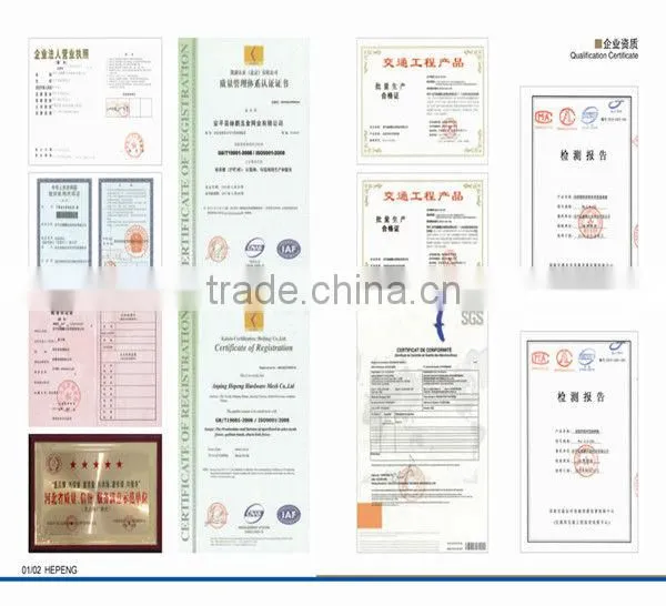 Wholesale China CE&ISO certificated stainless steel wire mesh fence(Pro manufacturer)