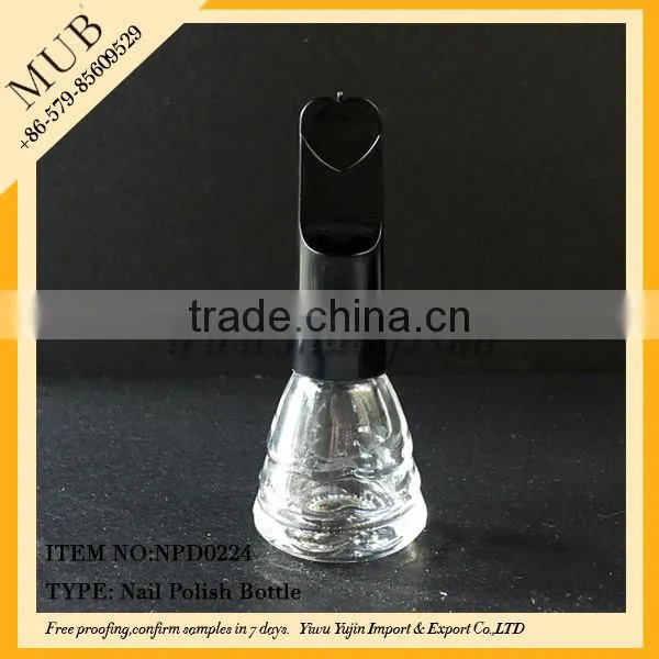 5/10ml glass empty nail polish bottles with different cap type