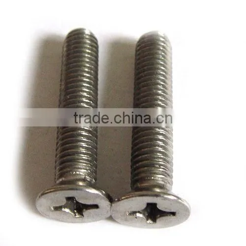 STAINLESS STEEL CROSS FLAT HEAD BOLT