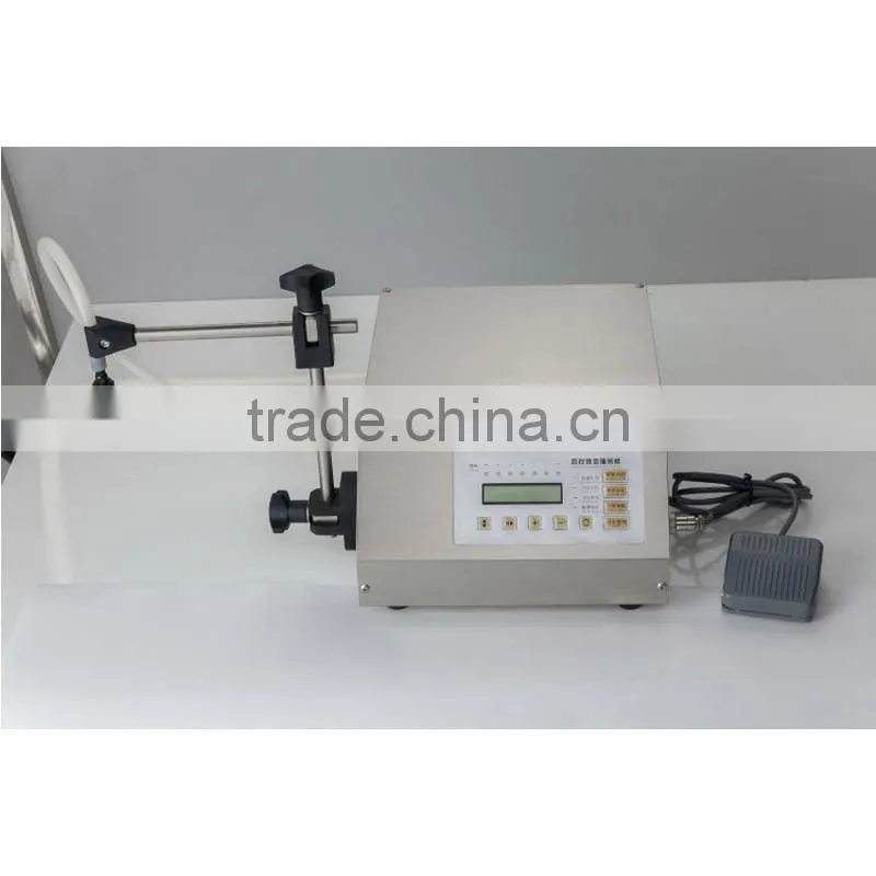 stainless steel tabletop control pump liquid filling machine