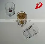 Promotional wholesale high quality clear mini wine glass cup/mini shot glass