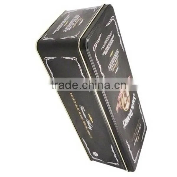rectanguar metal tins with lids