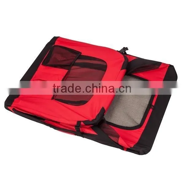 Pet Dog Soft Foldable Portable Crate , Portable Foldable Pet Carrier