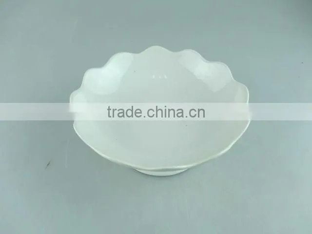 White cheap ceramic stand for candy/fruit/daily use
