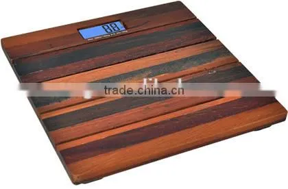 High Precision Wooden Bathroom Body Scale
