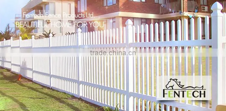 New Design High Quality Plastic/PVC/Vinyl/Wpc Picket Fence
