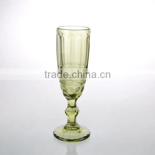 2016return to the ancients colours emboss originality wine glass set