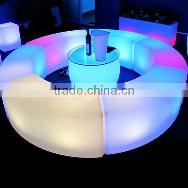led light up bar counter / style designed led bar furniture sets