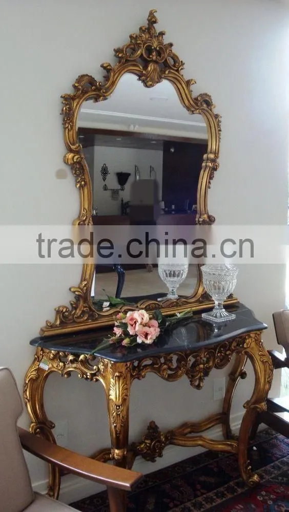 French Furniture Wholesale Marble Top Console For Living Room Decor