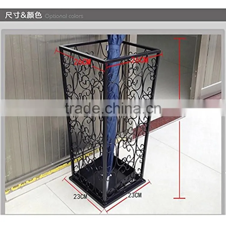 Handmade cheap metal display rack hot sale umbrella holder