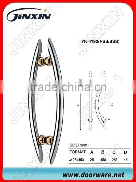 JINXIN front door pull handle,industrial stainless steel door handles