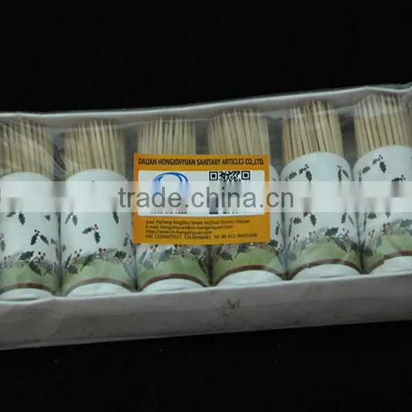 disposable cello wrapped wooden toothpick