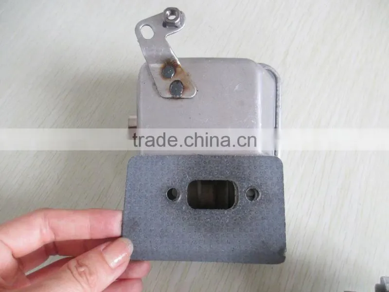 two stroken single cylinder brush cutter spare parts muffler