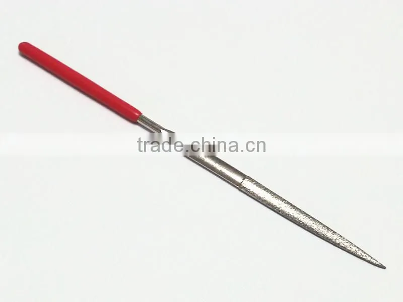 Electroplated diamond file/triangle nail file/round diamond file