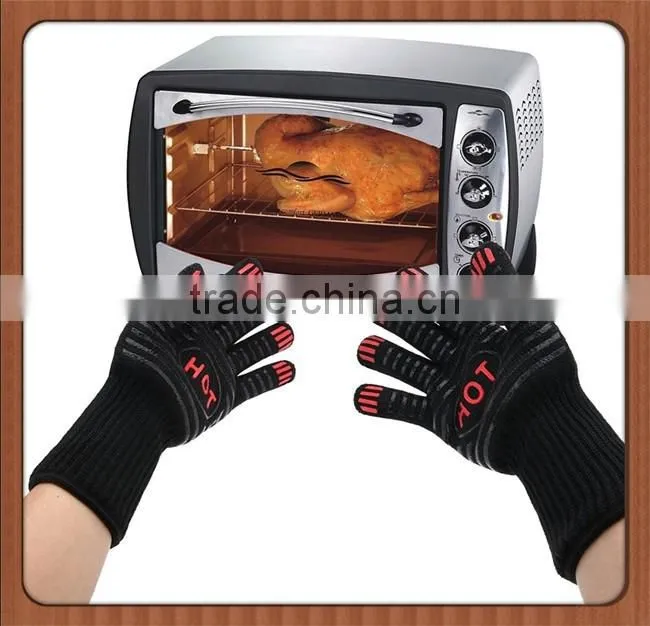 Wholesale Aramid Fiber Heat Resistant BBQ Gloves Cooking gloves