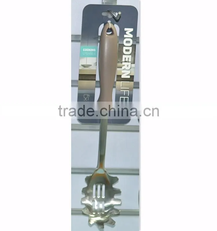 NT-3122 Kitchen Utensil Tool Stainless Steel Pasta Spoon