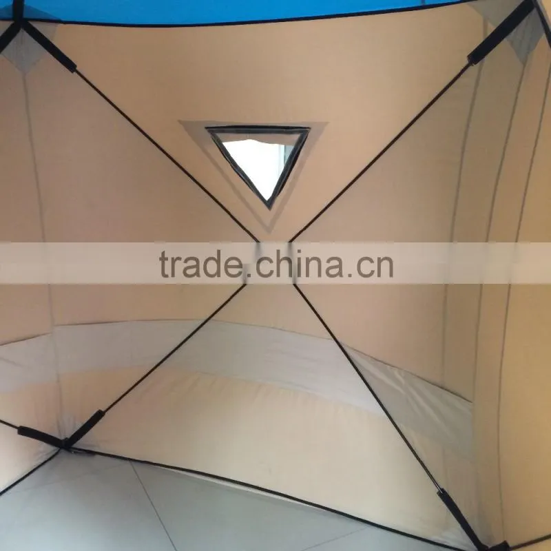 Hot selling popular color pop-up ice fishing tent package pop up for fishing