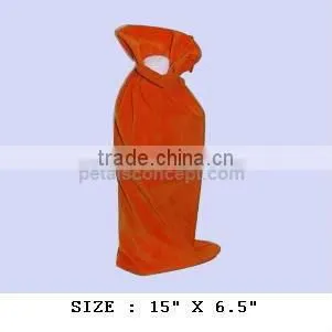 Fancy wine pouch with drawstring