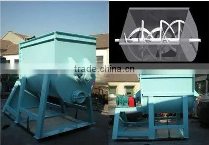 Lime gypsum Horizontal Ribbon Mixing Tank