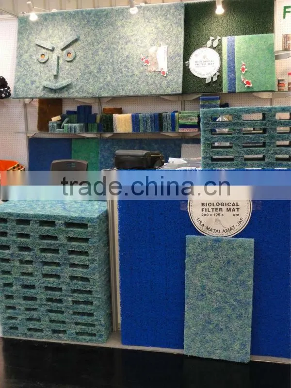 Eco-friendly and Popular Japanese Biological filter mat for frish pond