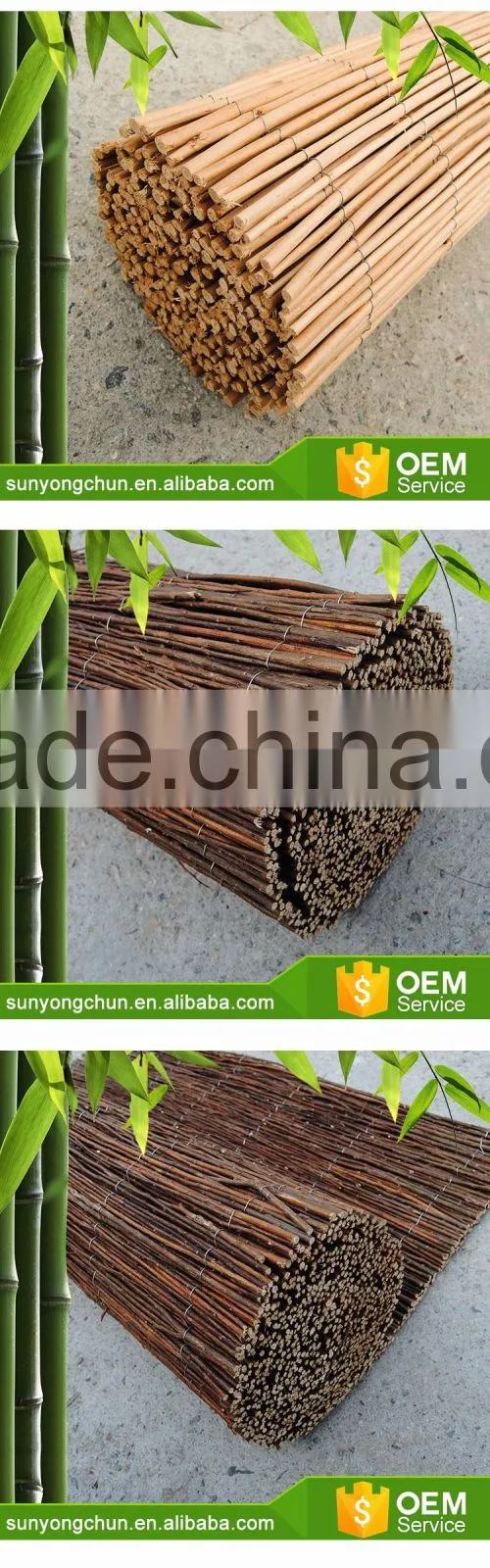 original manufacture of willow mat screening garden re- furnishment