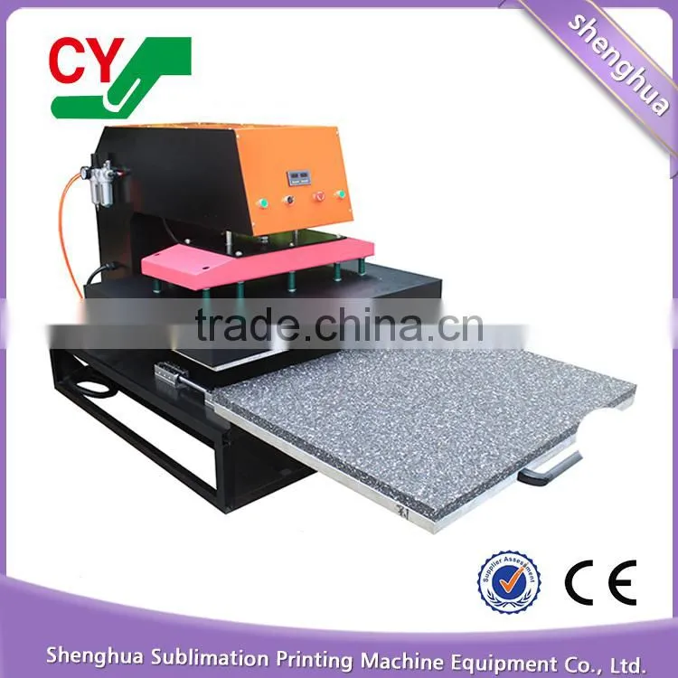 SGS CE certificate cheap semi automatic sublimation printing large heat press