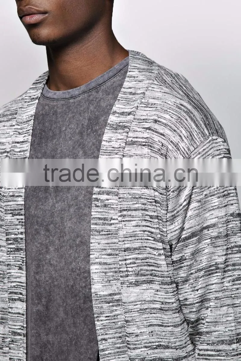 latest fashion men cardigan without buttons