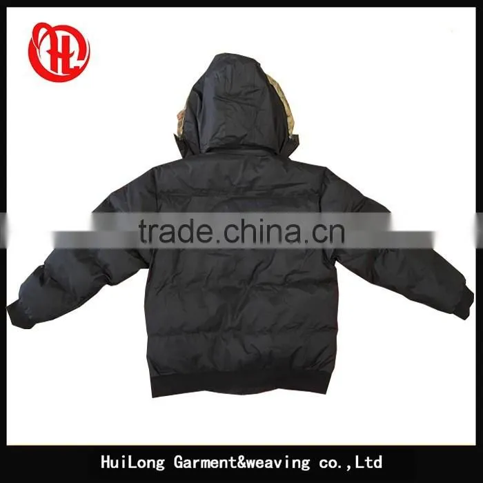kid hot selling winter padded jackets with hood wholesale padding boys' jacket