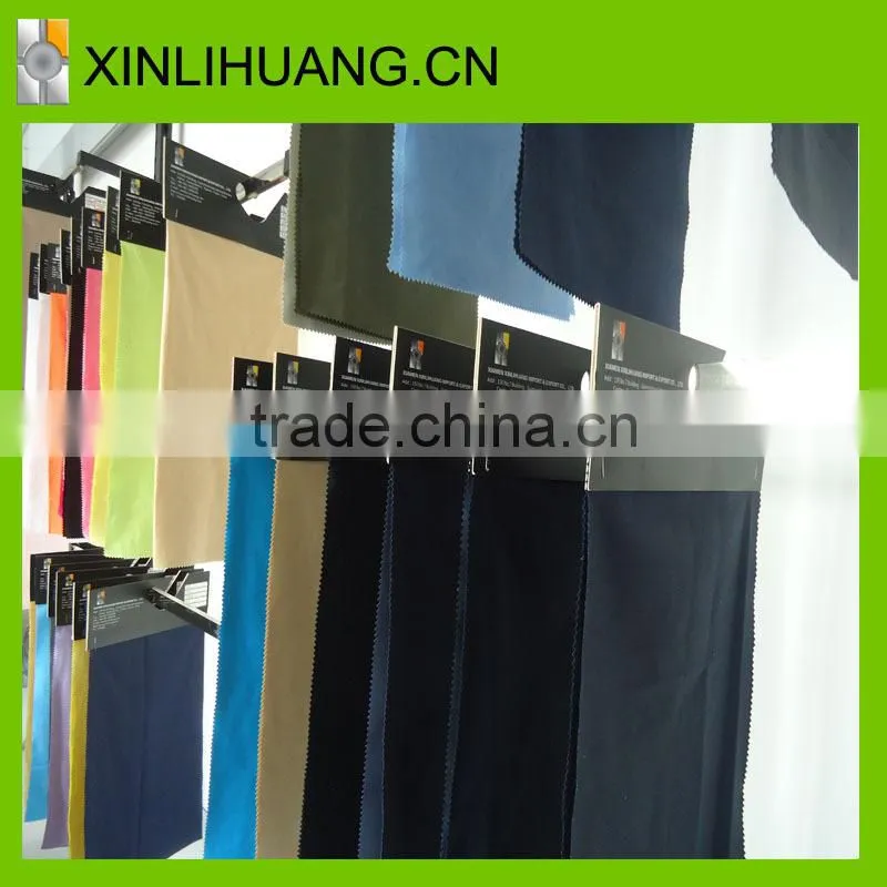 2015 hot soft Bamboo Herringbone Cotton Fabric 220gsm Textile from China