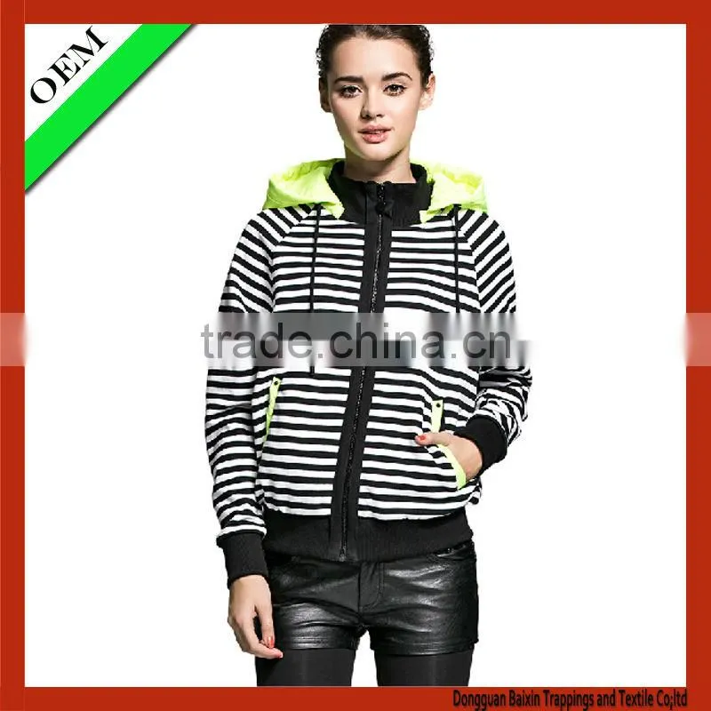 High quality fashion women jacket / women Hoodie with high quality