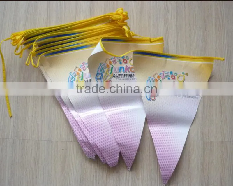 custom paper string flag