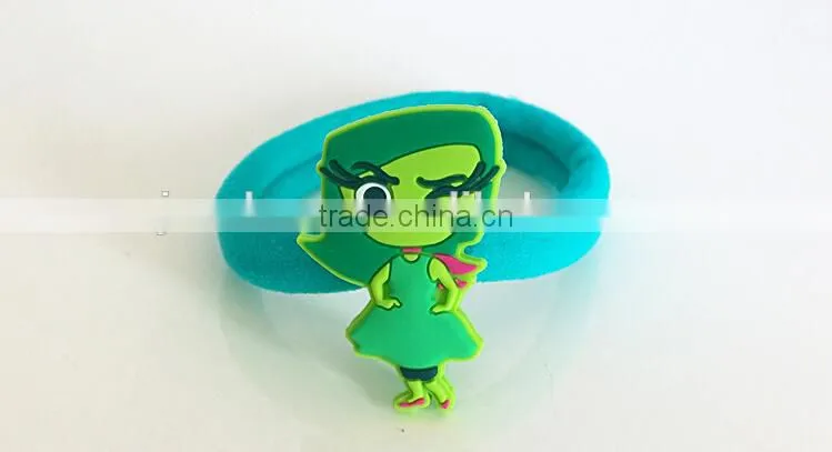 inside out cartoon characters decorative elastic hair tie for kids