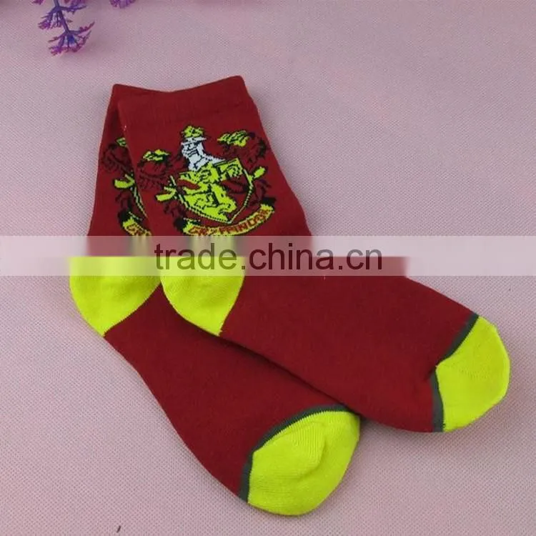 High quality Harry Potter socks,Gryffindor Ravenclaw Hufflepuff Slytherin teen students tube socks