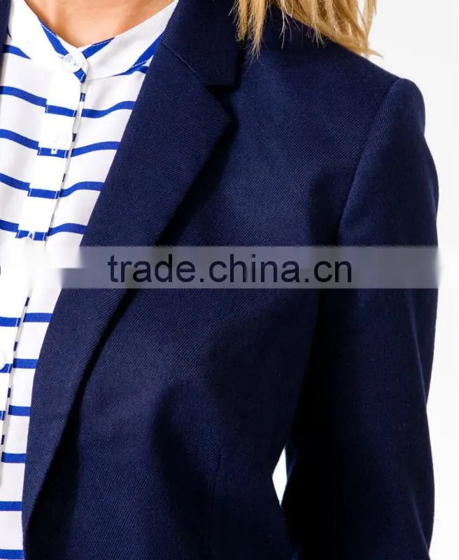 Women's Nautical Button Blazer