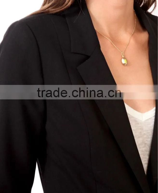 Squared Hem Blazer