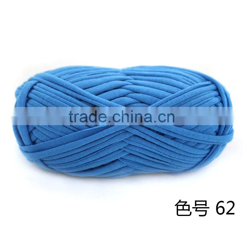 China fabric yarn factory hot wholesale fashion t shirt yarn for hand knitting