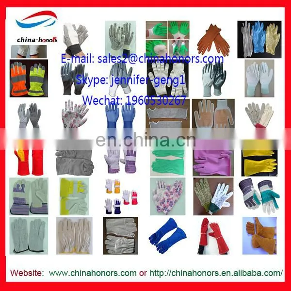western safety gloves safety working gloves/string knit work gloves