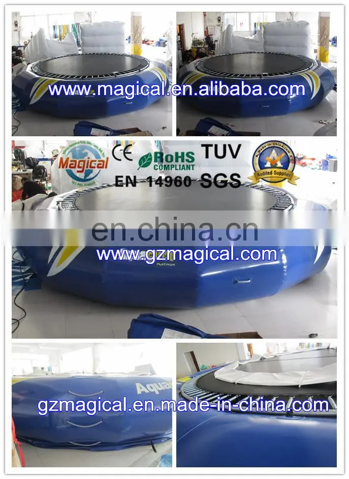 Inflatbale water toy for the lake inflatable water sport game