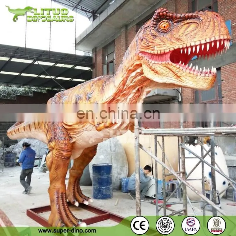 Amusement Park Decoration Fiberglass Dinosaur Statues Pterosaur Statue
