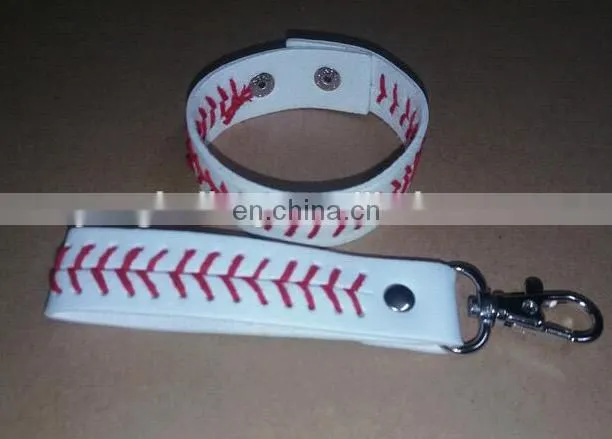 Hot sale cheap sports leather softball baseball headband from factory