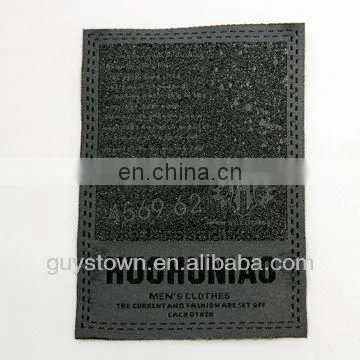 High technology metal wire woven clothing label