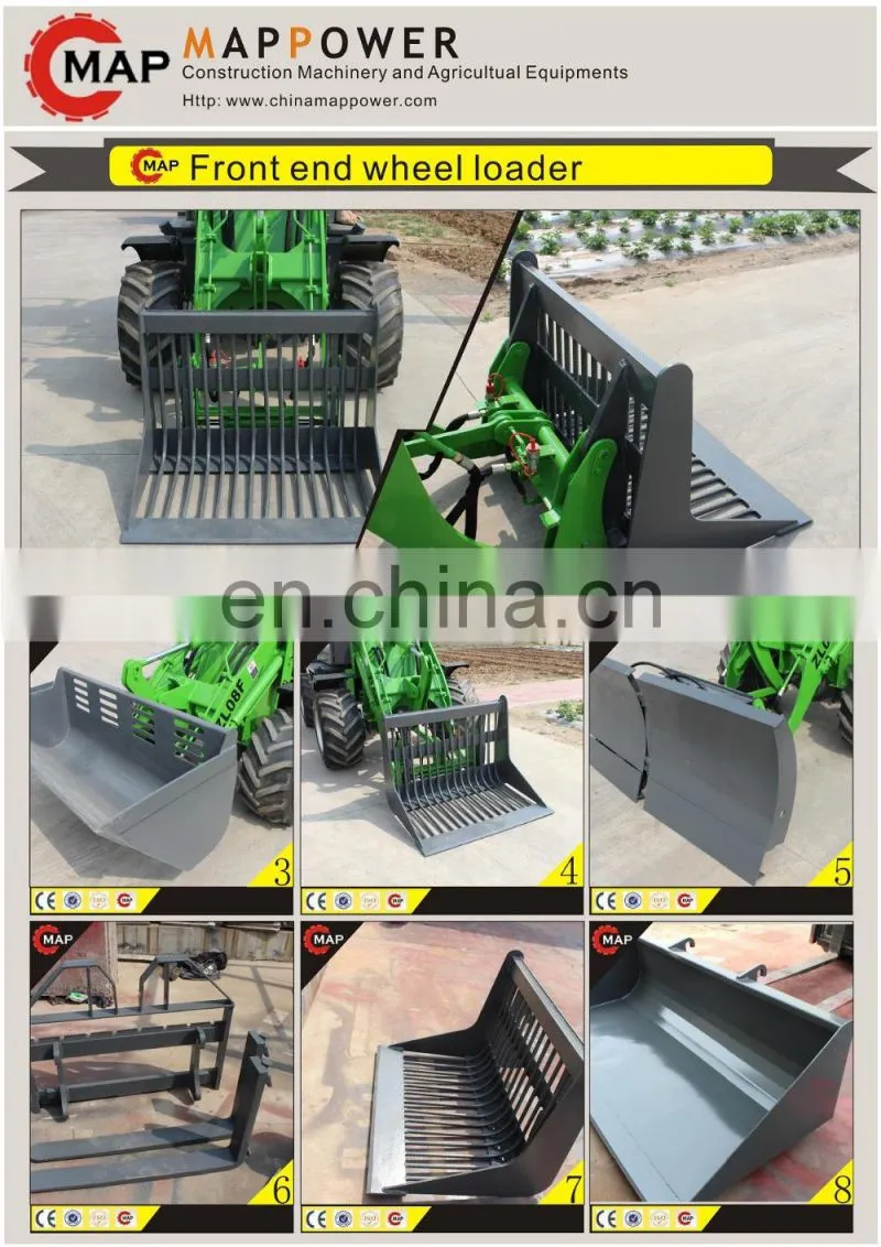 CE approved 0.8ton shovel loader