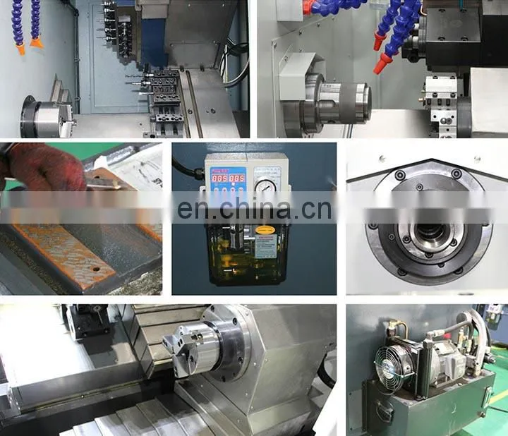 TCK630 factory price small linear guide way slant bed lathe machine