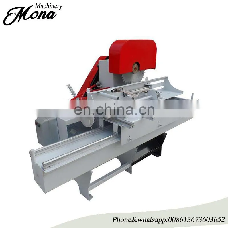Double blade Wood log table saw