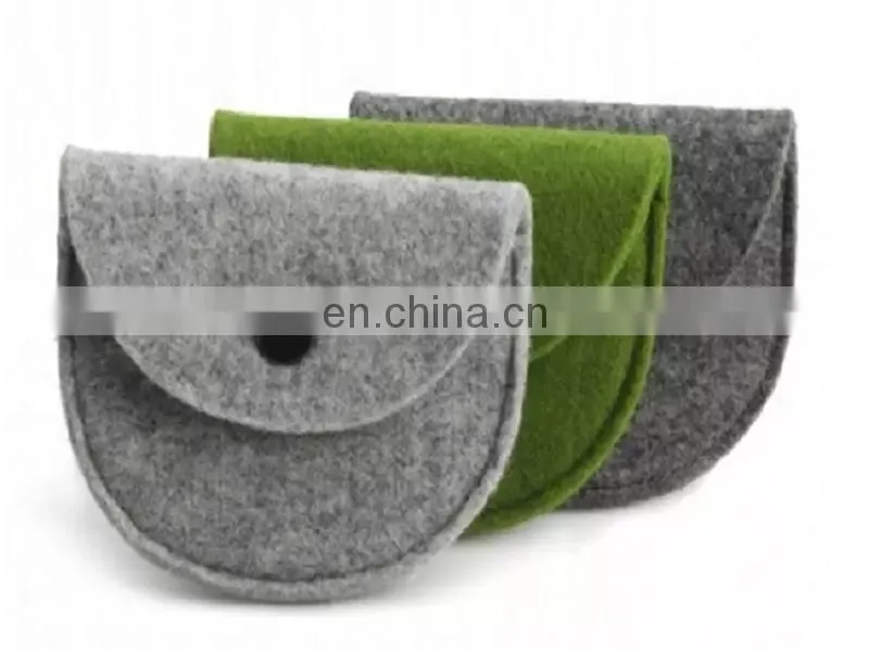 Amazon Hotselling fashion felt coin wallets latest design for women