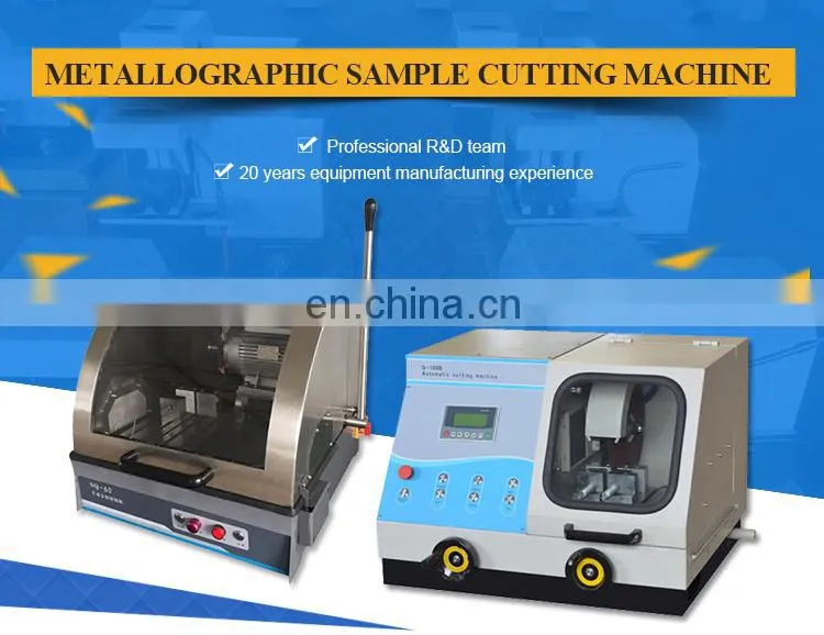 Manual metallurgical laboratory equipment with cooling system suppliers