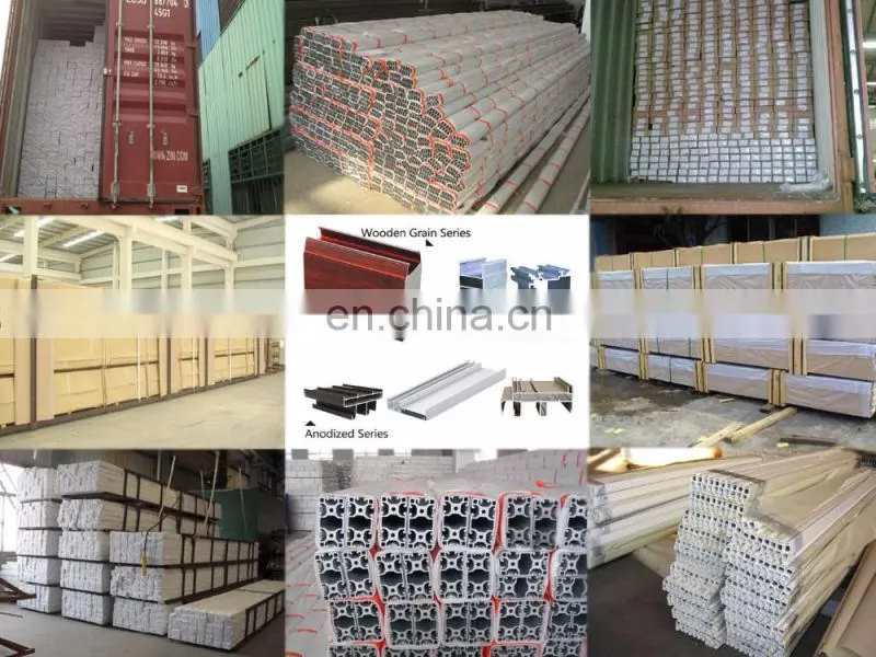 Shining polished anodizing color champagne aluminium profile