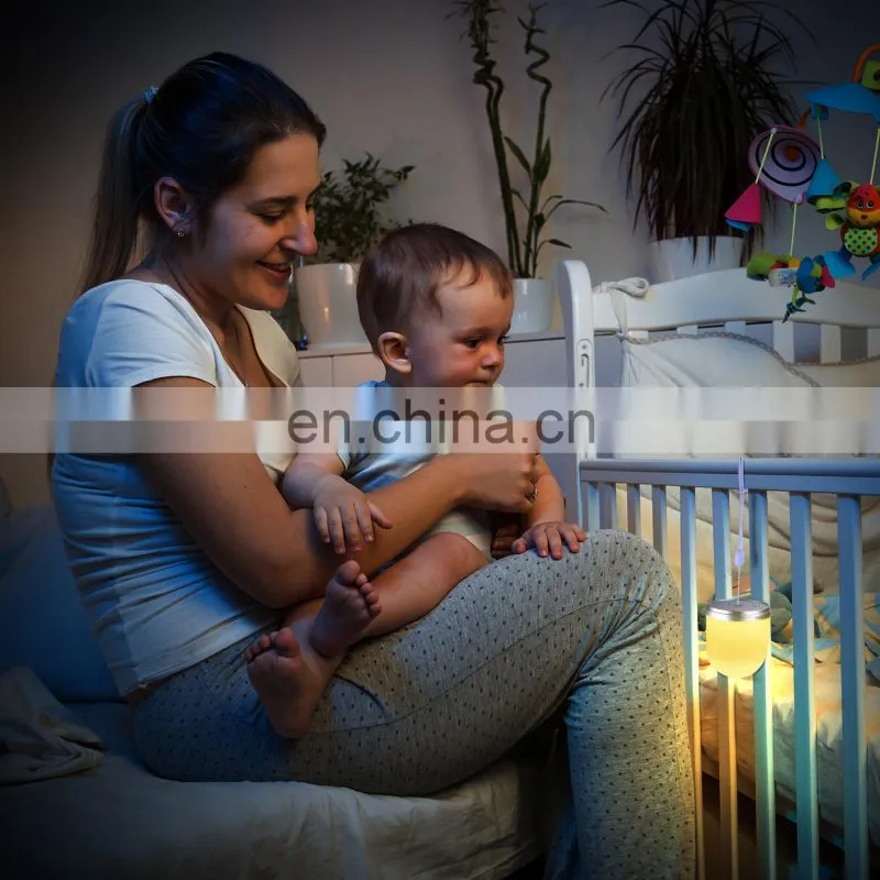 2020 amazon USB rechargeable remote control muti-colors changed home decoration night light led for baby feeding kids