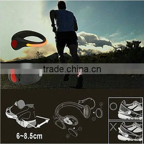 2016 New Fashon LED shoes Clip For Safety Sport Running